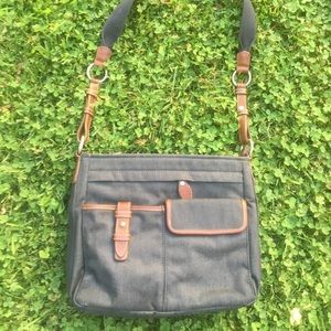 Vintage fossil bag satchel